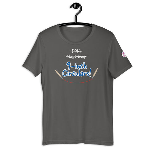 Sock Knitter's Shirt: 9-inch Circular Needles